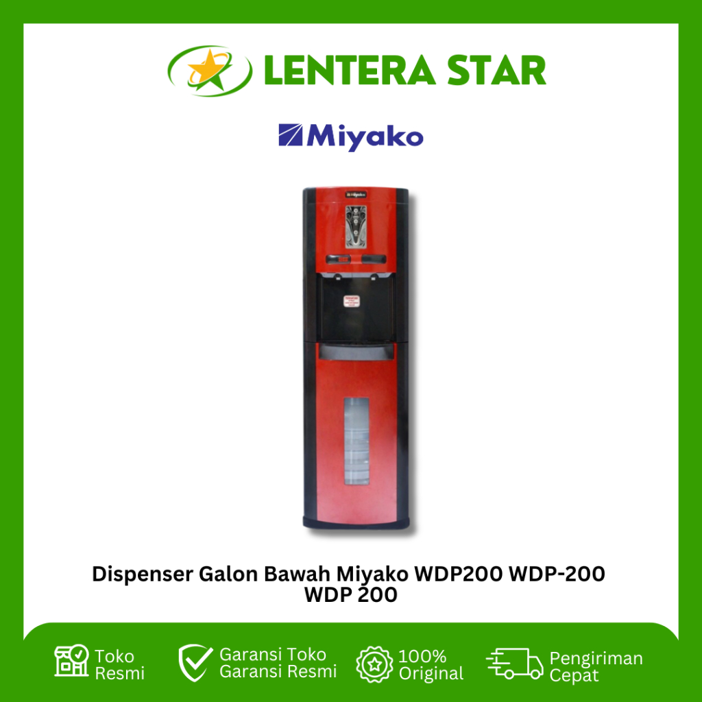 Dispenser Galon Bawah Miyako WDP200 WDP-200 WDP 200