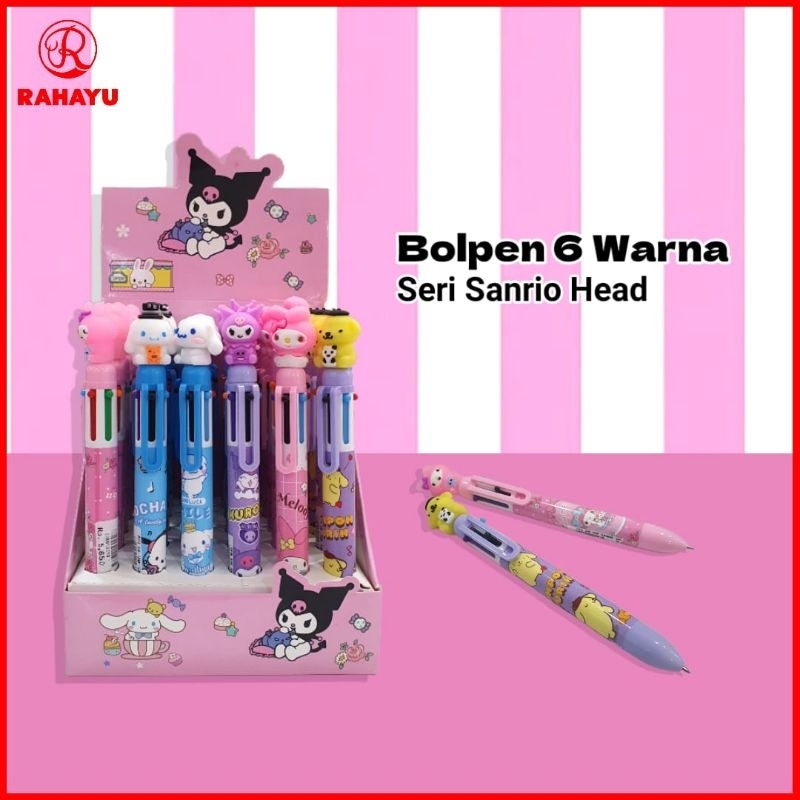 

BOLLPEN 6 WARNA SANRIO