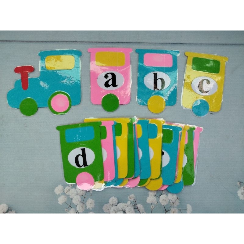 RB Hiasan Dinding Kelas Abjad Hijaiyah Angka Laminasi