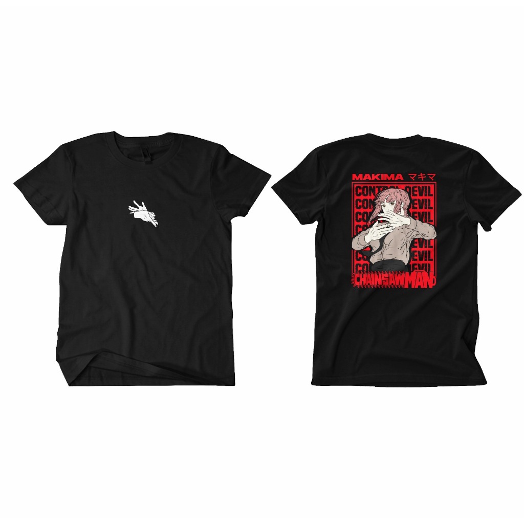 KAOS MAKIMA / KAOS ANIME MAKIMA / KAOS CHAINSAWMAN