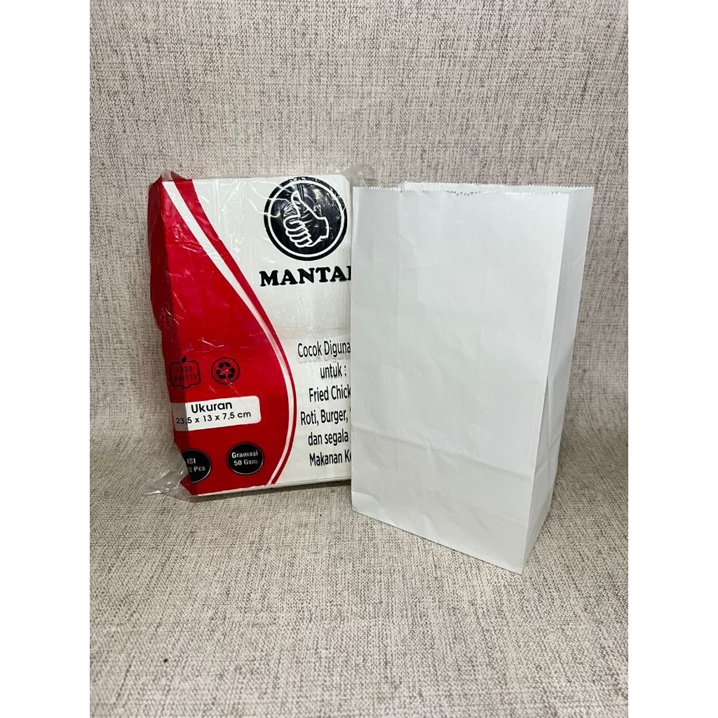 

Paper Bag Brown / White (Kantong Makanan Cokelat / Putih)