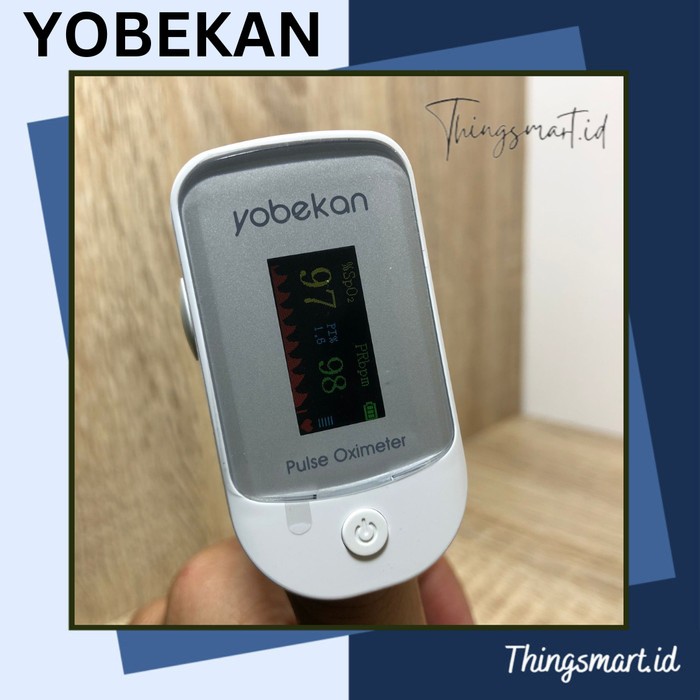 YOBEKAN Oximeter Oxymeters Pengukur kadar Oksigen SPO2 Kesehatan Pcs Satuan