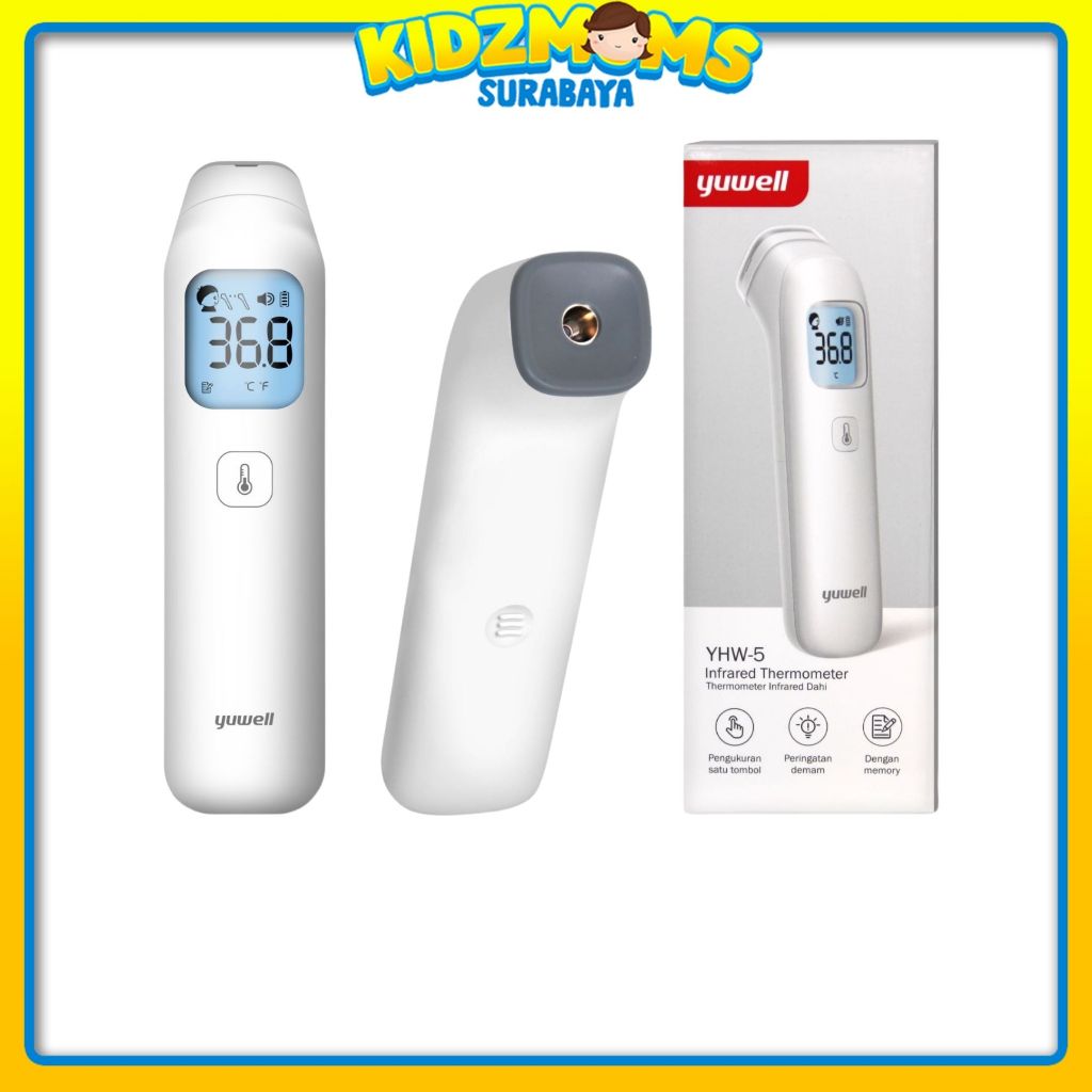 Thermometer Head Gun Yuwell YHW / Thermogun Termometer Infrared Onemed Yuwell YHW-5