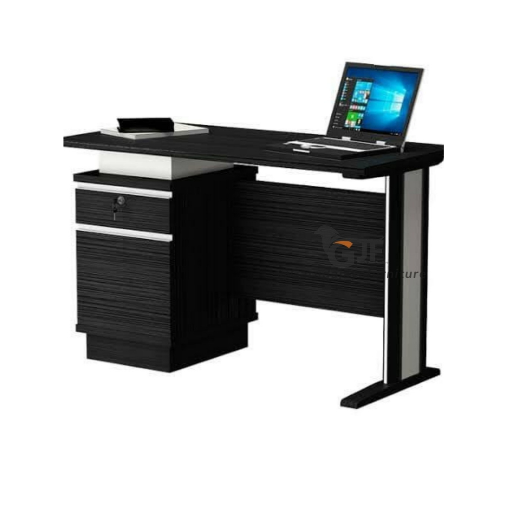 MEJA KERJA MODERN MINIMALIS TERBARU / MEJA KANTOR/ MEJA TULIS / MEJA SIANTANO OT 120/ MEJA 1/2 BIRO/