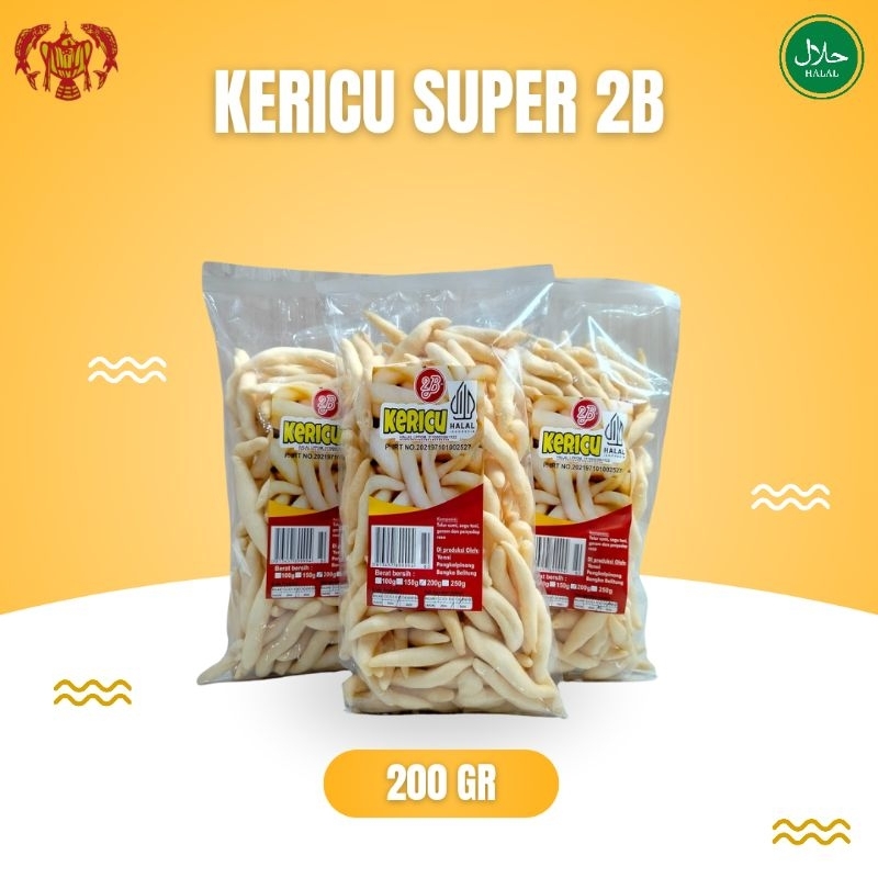 

Kericu khas Bangka cap 2B