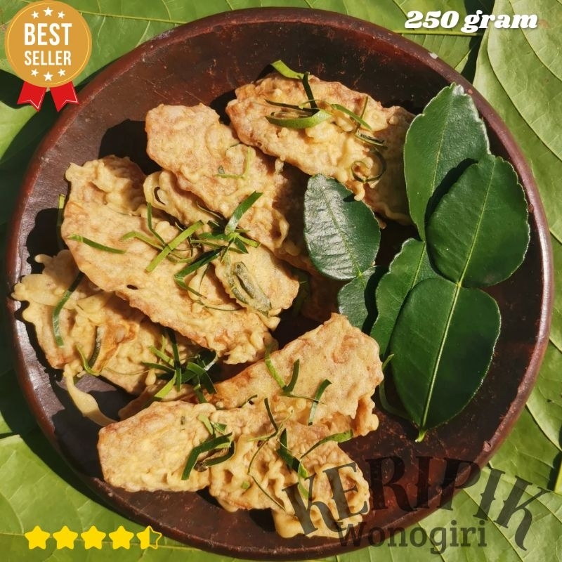 

TEMPE KERIPIK WONOGIRI "KHAIRINA" DAUN JERUK 250gram