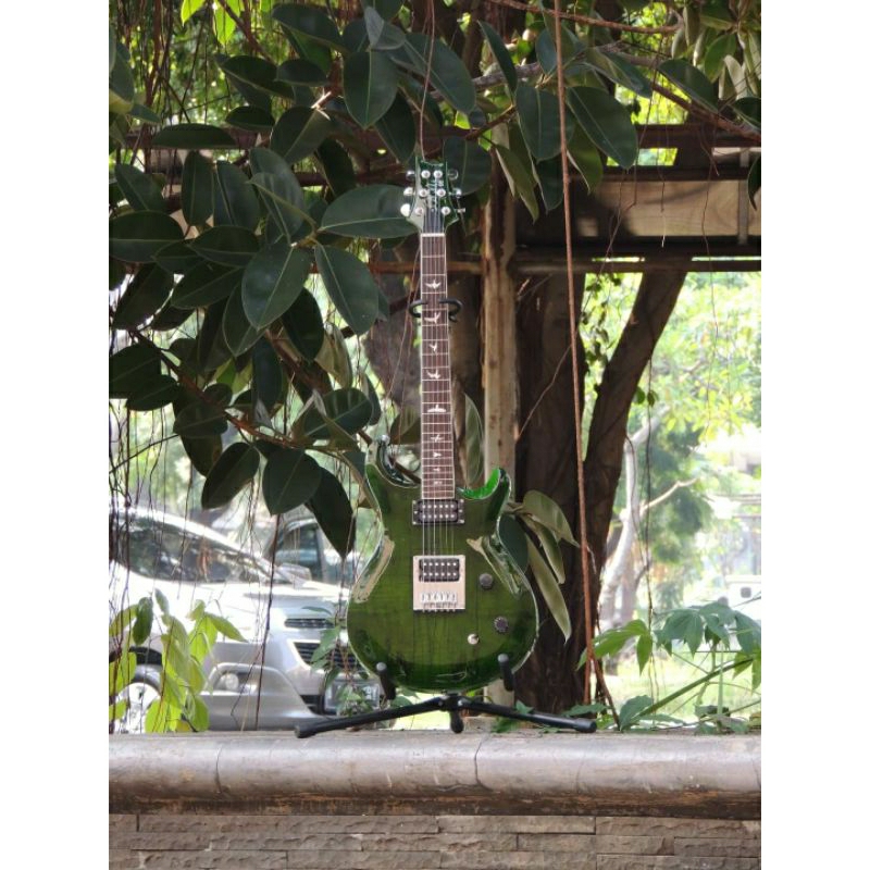 GITAR LISTRIK/ELEKTRIK PRS HIJAU GRADIASI