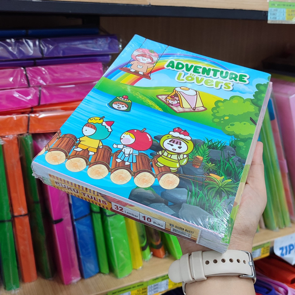 

(10PCS) BUKU TULIS SILVER HORSE 32, 38, & 58 LEMBAR MOTIF RANDOM / ALAT TULIS BUKU SEKOLAH MURAH EKONOMIS BUKU TULIS COWOK CEWEK TERLARIS ATK KANTOR KULIAH MITRA ABADI KATALOG JOGJA