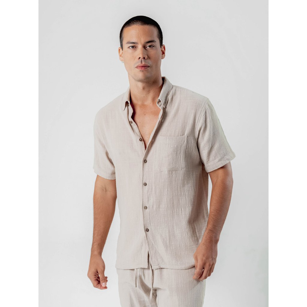 BLOOD + BONE - Shaman Shirt - Tan