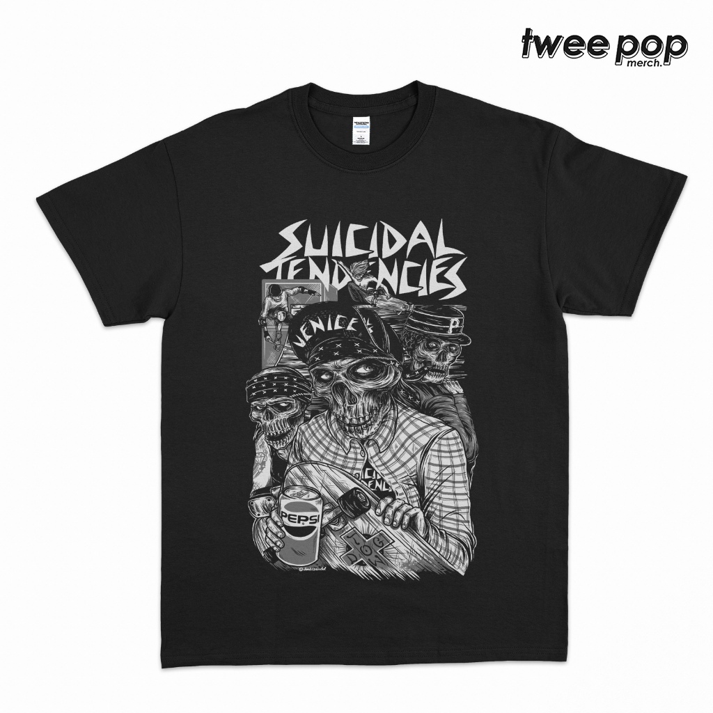 Original KAOS BAND SUICIDAL TENDENCIES - POSTER ART Unisex Tee