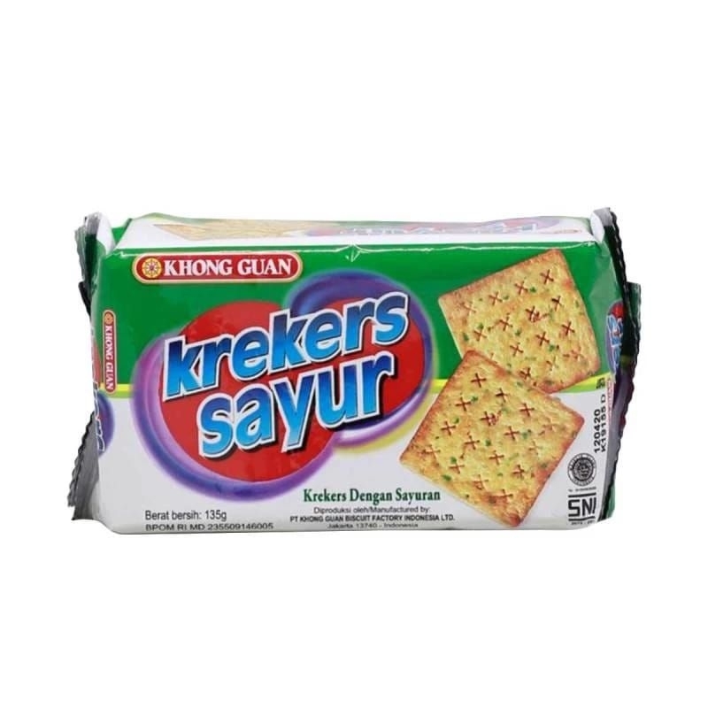 

biskuit malkist sayur crackers khongguan 135gr