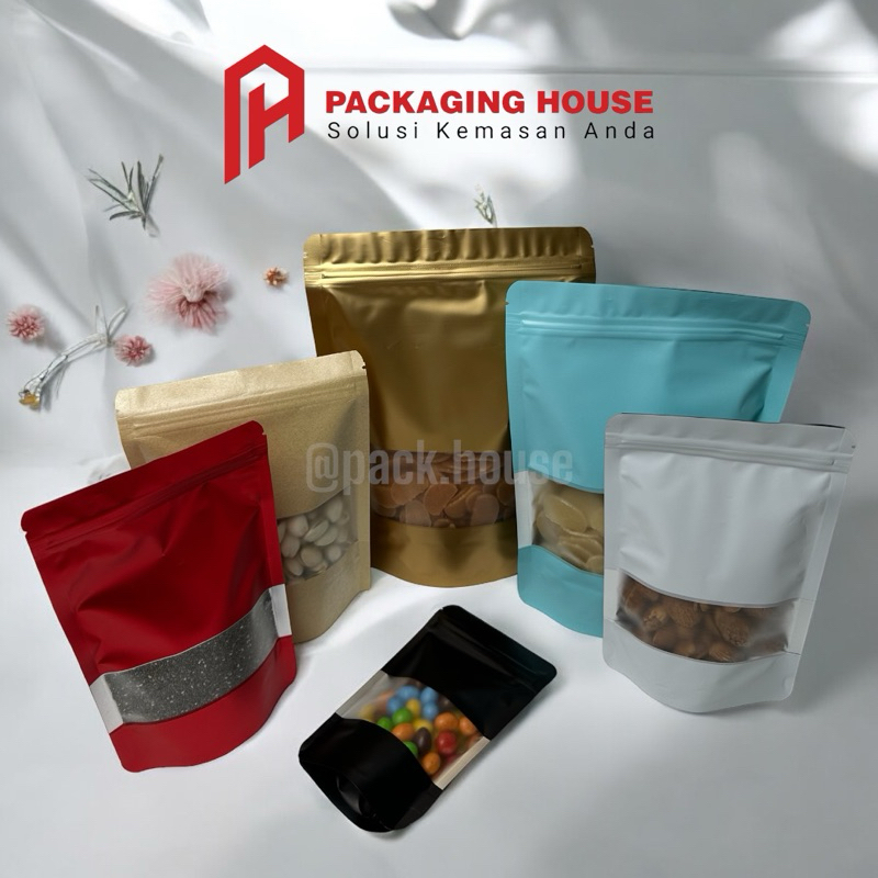 [10 Pcs] STANDING POUCH ALUMINIUM | STANDING POUCH KRAFT | STANDING POUCH UK. 9x15, 12x20, 14x20, 16