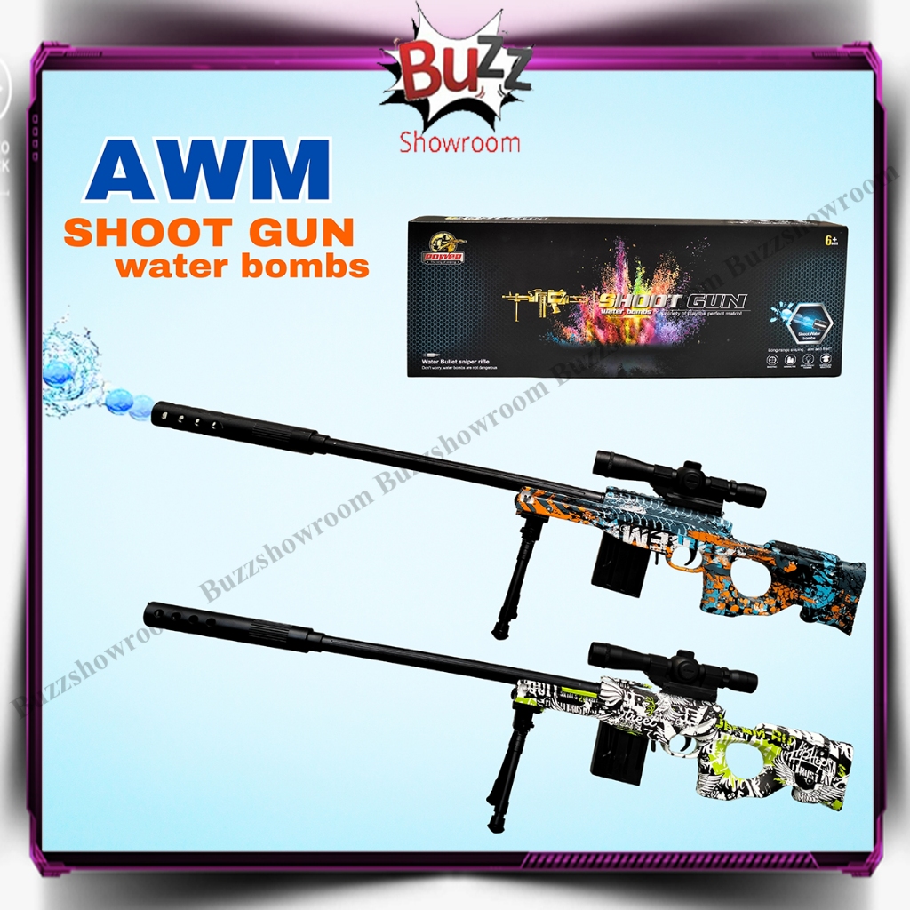 Tembakan Anak AWM Watergel AWP Mainan Sniper Gun Water Gel