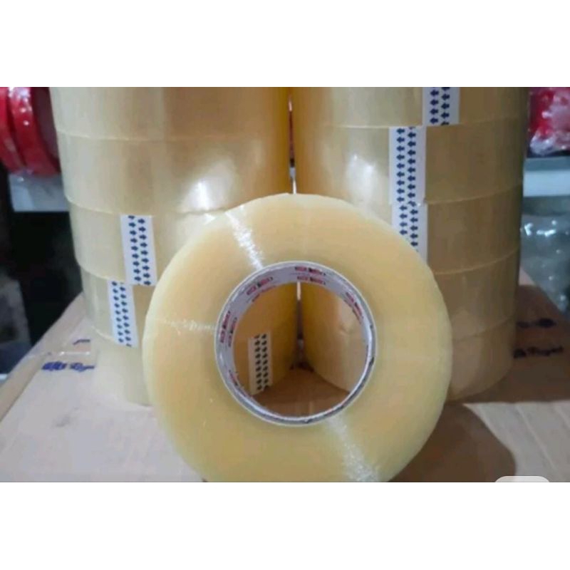 

Lakban Packing 45mm x 500 Yard Bening Jumbo Transparan