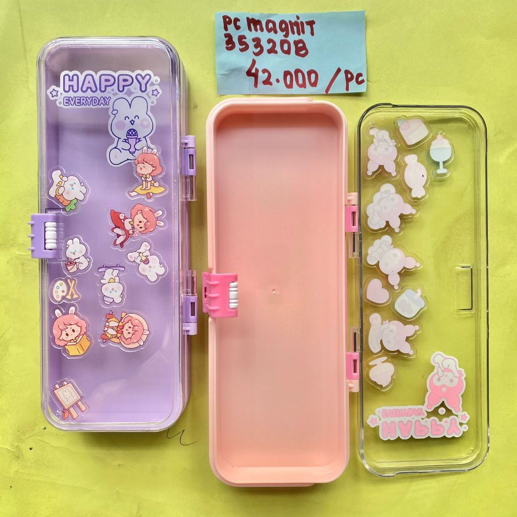 

KOTAK PENSIL / TEMPAT PENSIL / 2 SUSUN IMPORT lucu anak sekolah