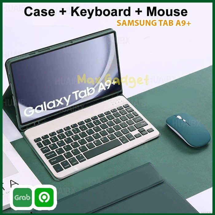SAMSUNG Galaxy Tab A9+ A9 Plus 11 Inch 2023 X210 Bluetooth Wireless Case Casing Kesing Magnetik Magn