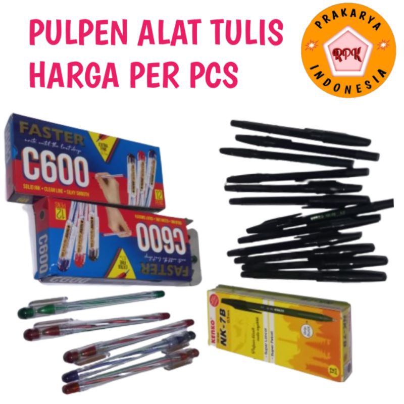 

Pulpen alas tulis kantor atk