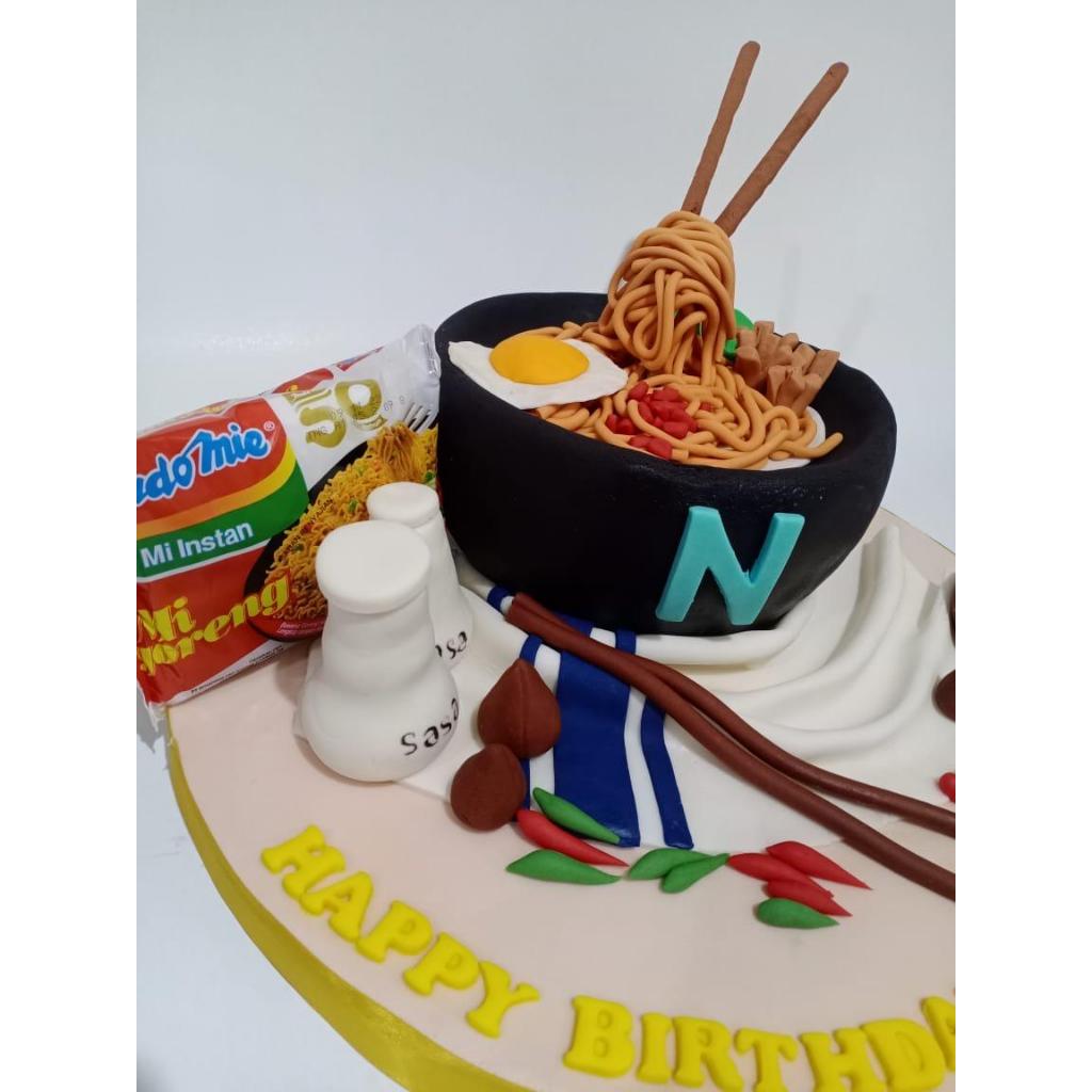 

Kue Ulang Tahun/Birthday Cake/Kue Ultah Tema Indomie/Kue Birthday Jakarta
