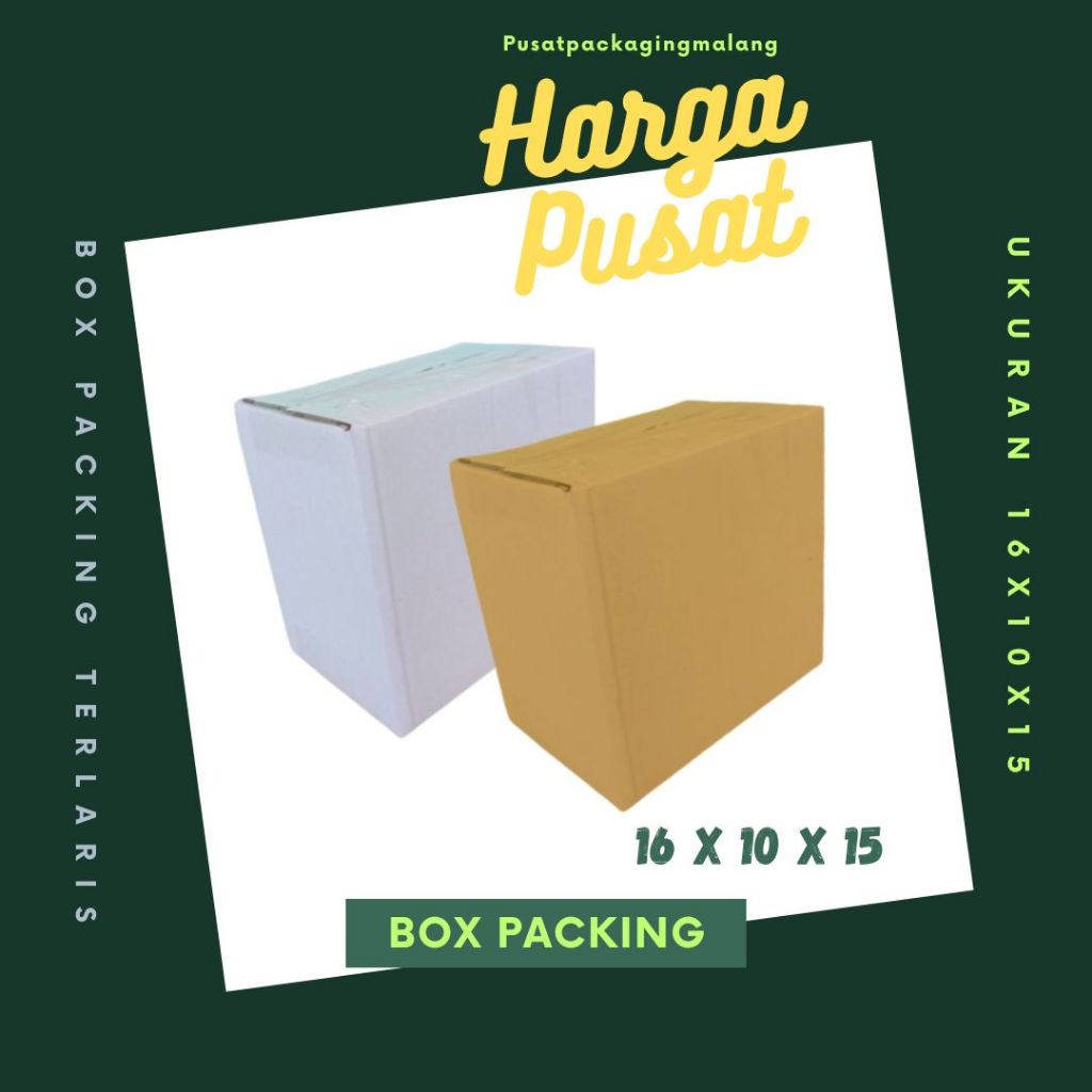 

Karton 16x10x15 Kardus A1 Packing Dus Kotak Kemasan Box Aksesoris Souvenir Sparepart Obat Madu