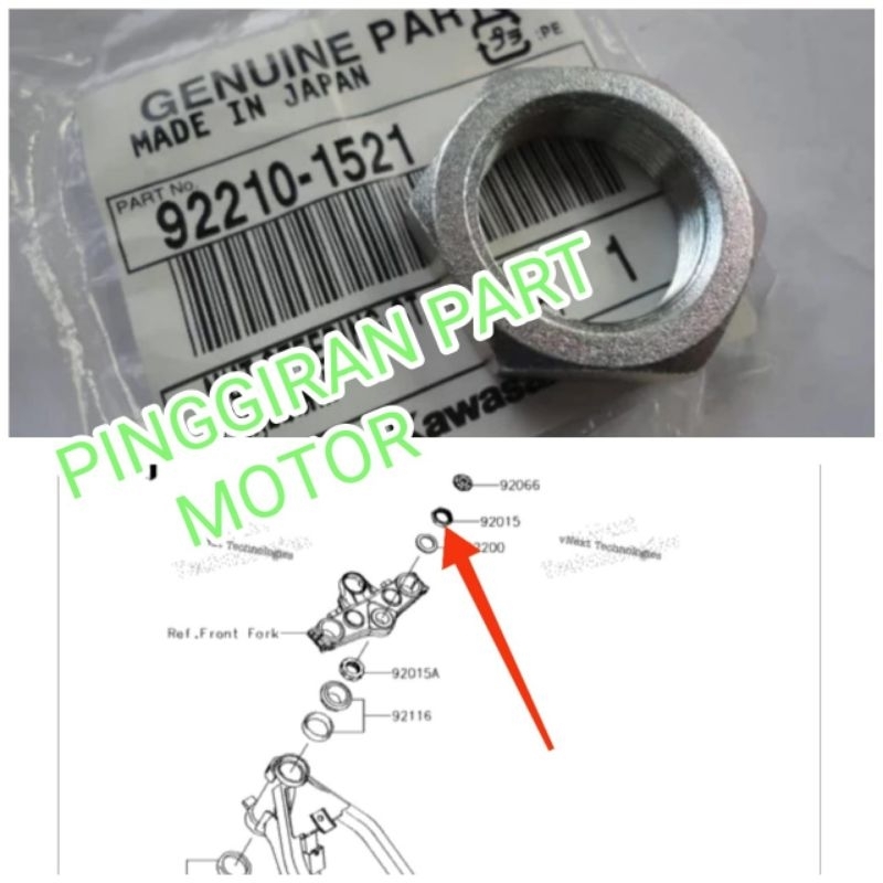 mur komstir segitiga atas KLX150 KLX 150 Original