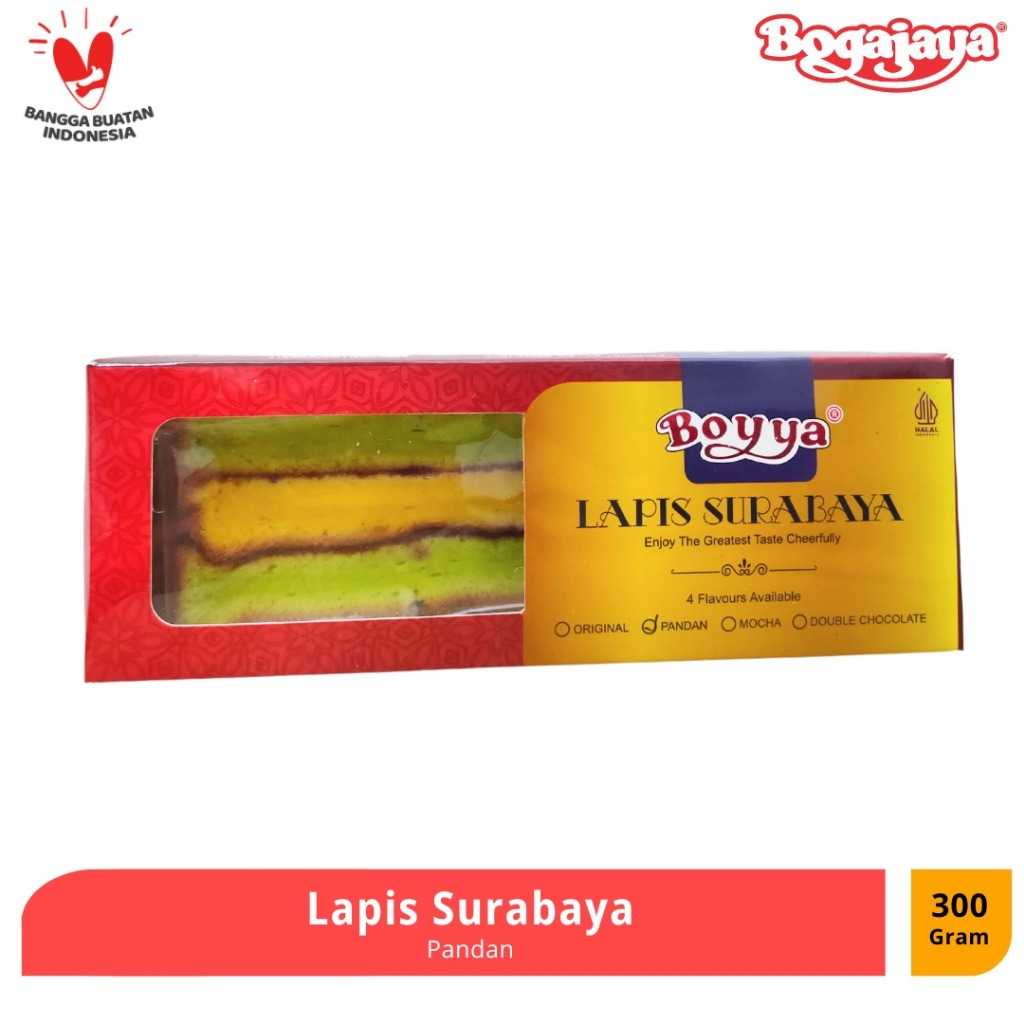 

SPIKOE KUE LAPIS SURABAYA BOYYA ANEKA RASA 300 GRAM / LAPIS SURABAYA BOGAJAYA (PILIH 1 VARIAN)