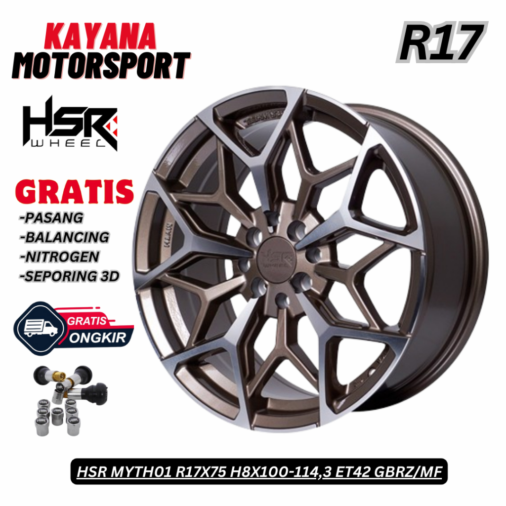 Pelek/Velg Mobil R17 Murah Mobil Avanza Livina Jazz Yaris Velg Mobil Racing R17 Promo Velg Murah R17