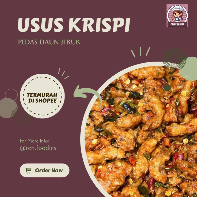 

USUS KRISPI PEDAS DAUN JERUK box uk 650ml