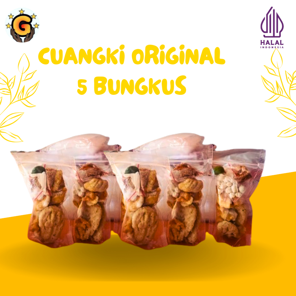 

Cuangki Original Paket 5 Bungkus Hemat Murah dan Lezat