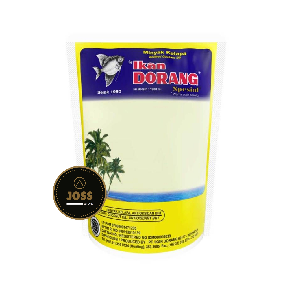 

[KHUSUS INSTAN] Minyak Goreng Kelapa Ikan Dorang Spesial 1900ml 2L 2 liter