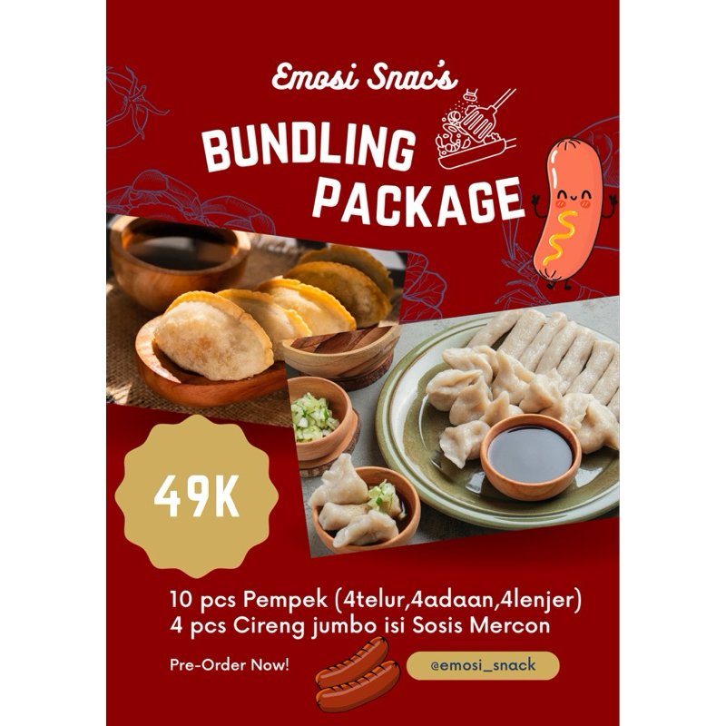 

BUNDLE PACKAGE PEMPEK CIRENG SOSIS PEDAS