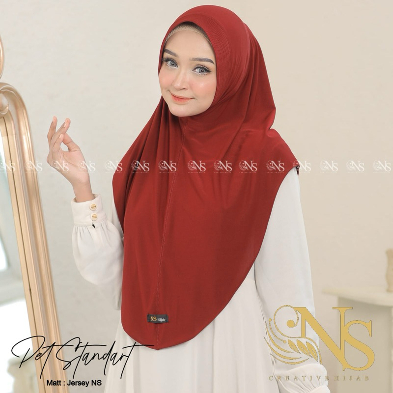 Jilbab Instan Daily Hijab Instan Bergo Jersey Pet M / NS Hijab