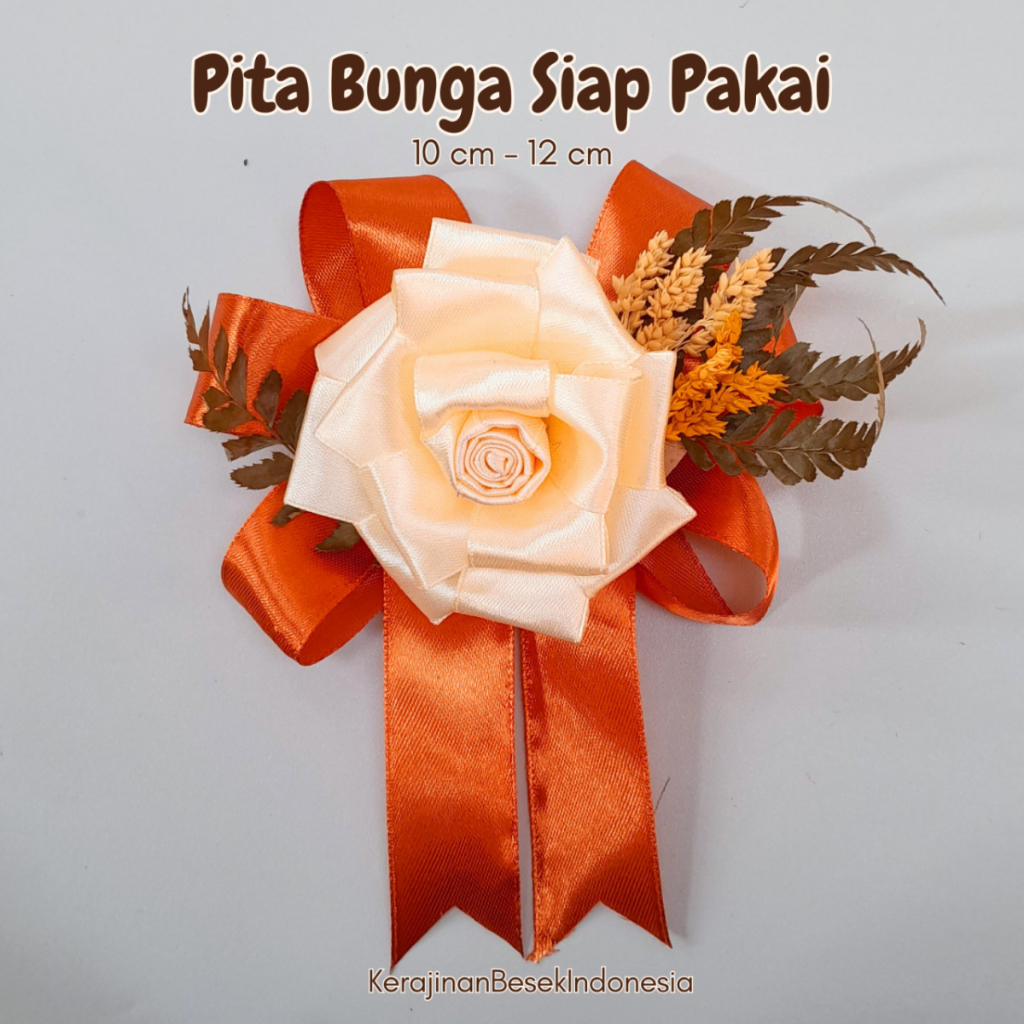 

PITA BUNGA MAWAR BANYAK WARNA SIAP PAKAI PENITI BROS satin hampers parsel kado seserahan hantaran rustic