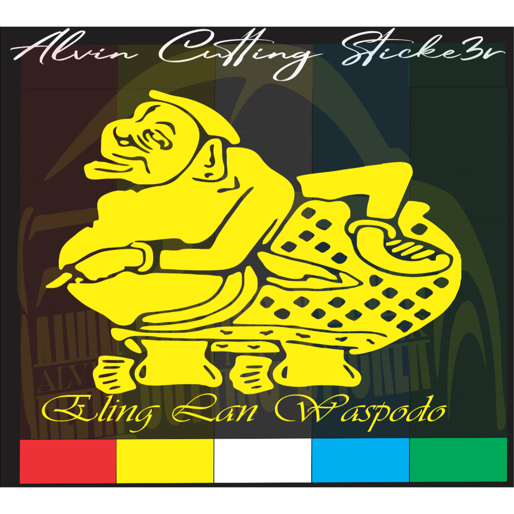 stiker mobil sticker pintu wayang sticker kaca mobil depan sticker kaca mobil pick up