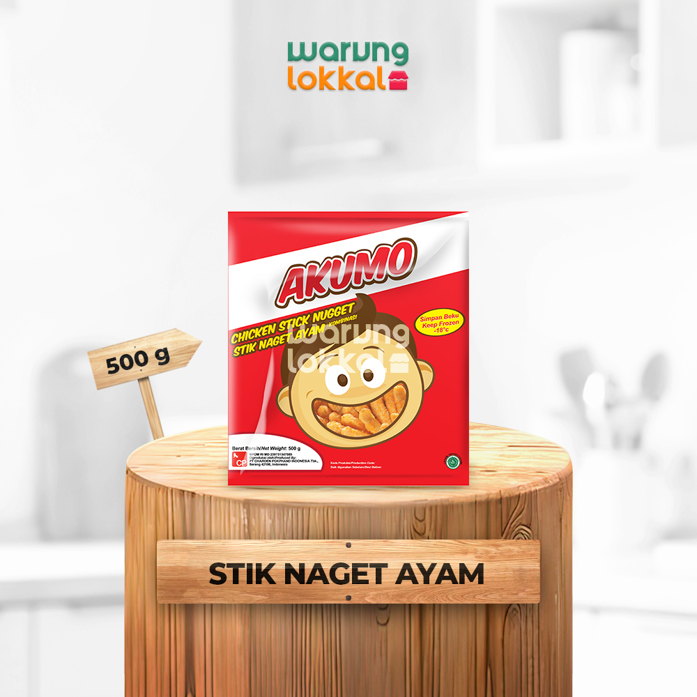 

Akumo Stik Naget Ayam 500g - Warung Lokkal