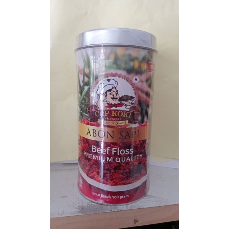 

ABON SAPI CAP KOKI ORIGINAL 100gr (TABUNG)