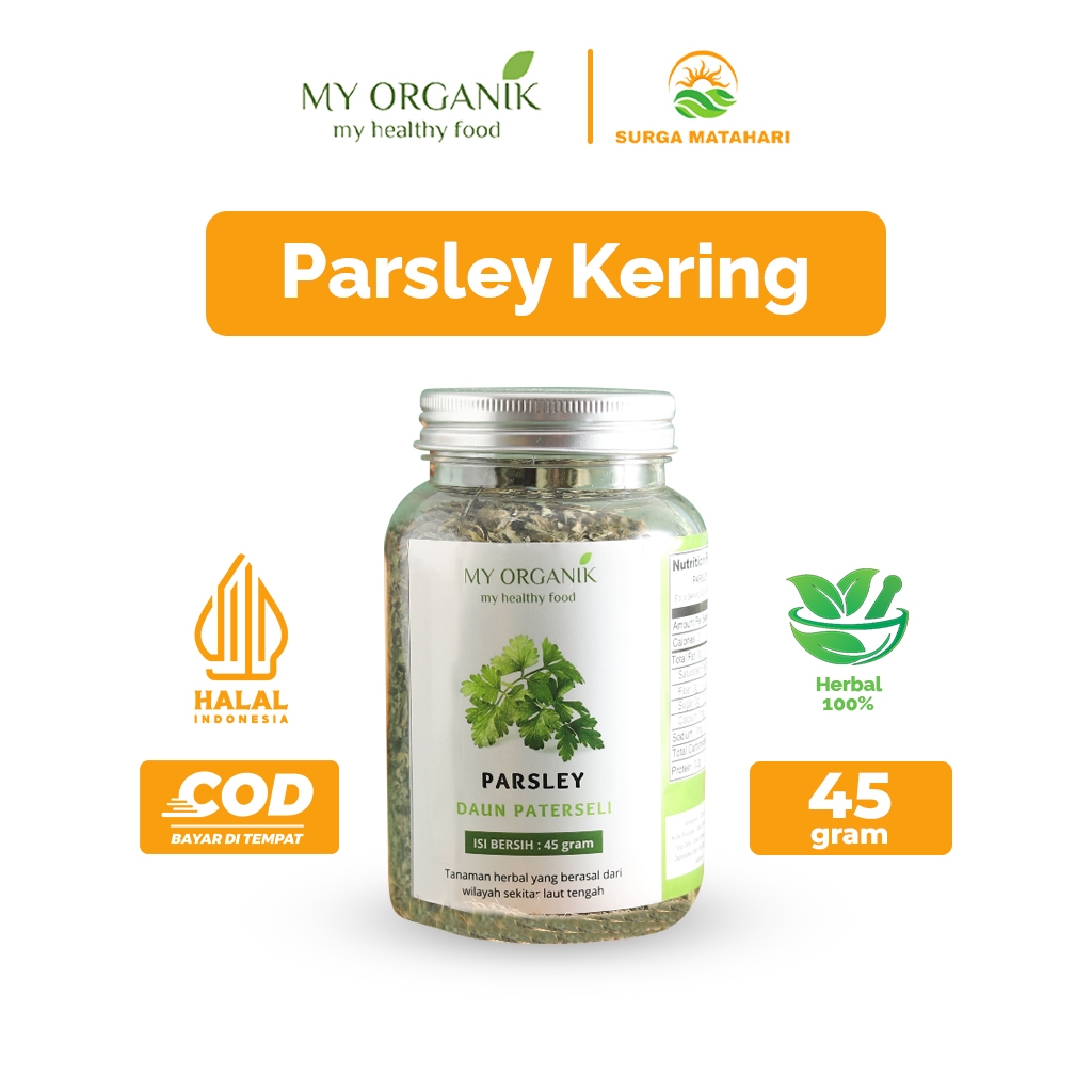 

My Organik Dried Parsley Flakes Premium Quality Bumbu Dapur Daun Parsley Kering Bubuk