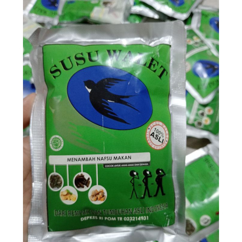 

SUSU WALET PENGGEMUK BADAN ORIGINAL ISI 150 gram