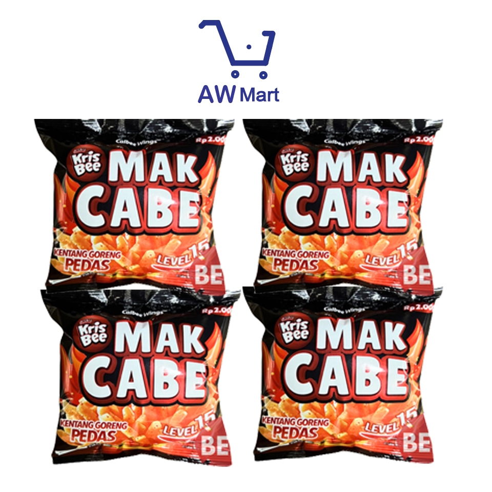 

KRISBEE MAK CABE LEVEL 15 RENCENG (10 SACHET , KETENG RP 2000), PEDAS