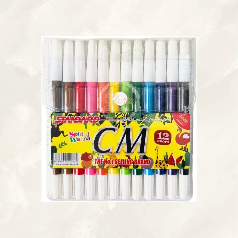 

Spidol 12 warna CM 2 Standard/ Standard spidol 12 warna CM 2