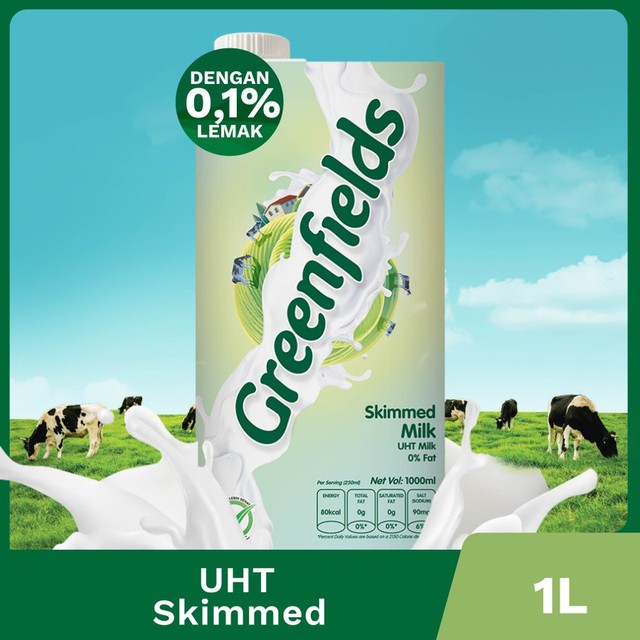 

Greenfields Susu UHT Skimmed 950ml