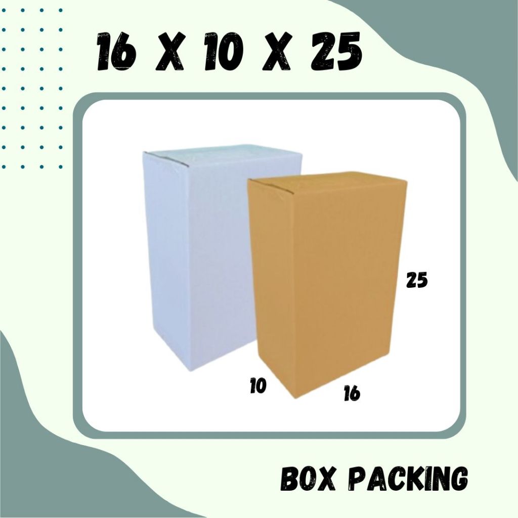 

Kardus 16x10x25 Packing A1 Karton Kotak Kemasan Olshop Dus Madu Sparepart Souvenir