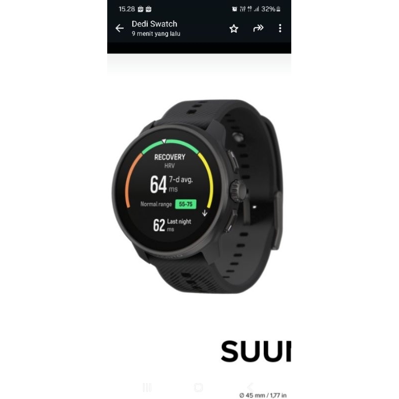 Suunto Race S GPS Ultimate Performance Watch Original Garansi Resmi