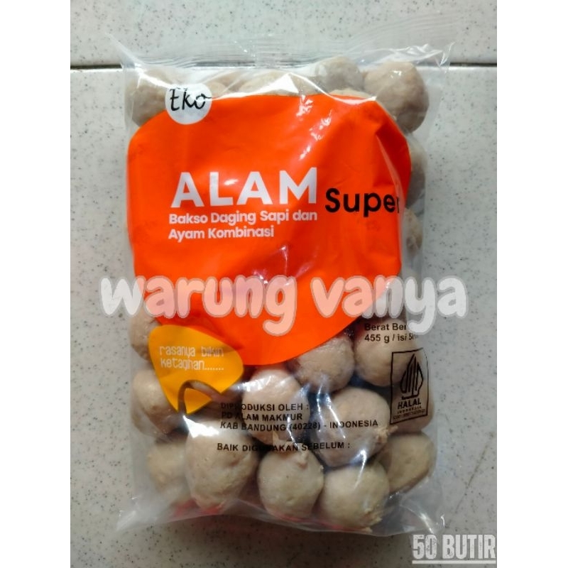 

BAKSO ALAM SUPER EKO isi 50 BUTIR