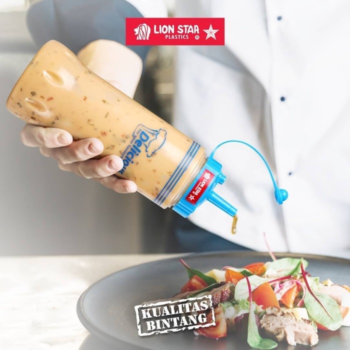 TS-52 Bistro Sauce Keeper 800 ml Lion Star | Botol Saus Lion Star 800 ml