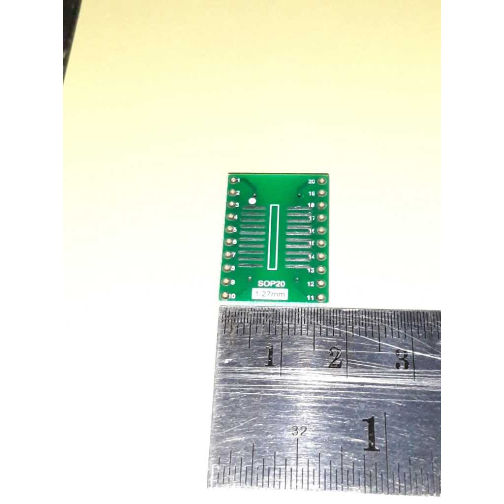 PCB KONVERTER IC SMD 20 PIN SOP-20, TSSOP-20 TO DIP-20