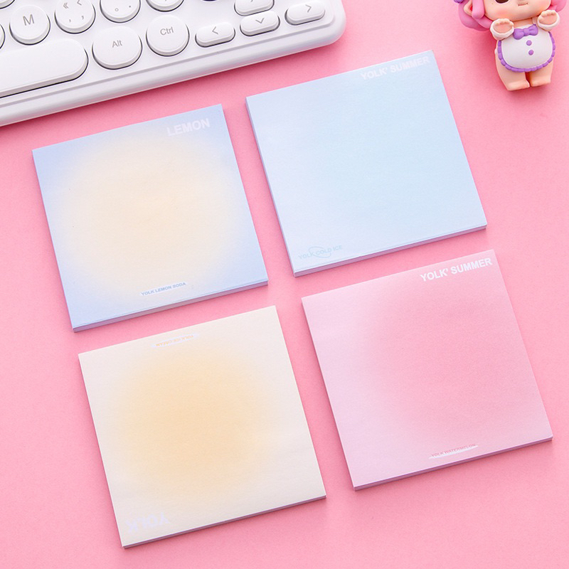 

[COLA] Memo Tempel Gradasi Warna 50 Lembar Sticky Note Gradasi Polos