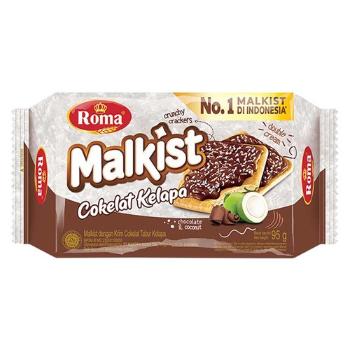 

Roma Malkist Coklat Kelapa Pack 90gr