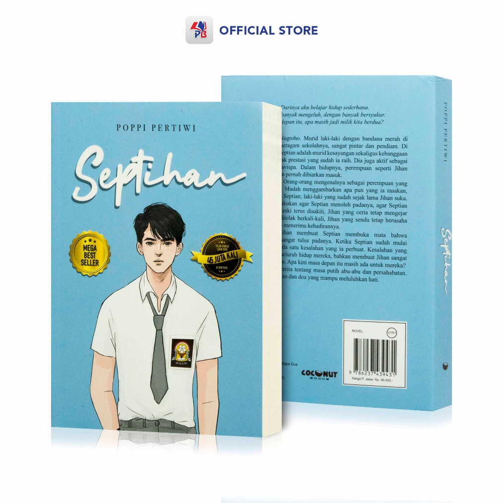 Buku Novel Wattpad Novel Septihan Original By Poppi Pertiwi KODE T8X7
