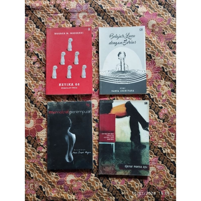 Buku Kumpulan Cerpen - Puisi, KETIKA 66, Belajar Lucu dengan Serius, Memotret Perempuan dan Cerita P