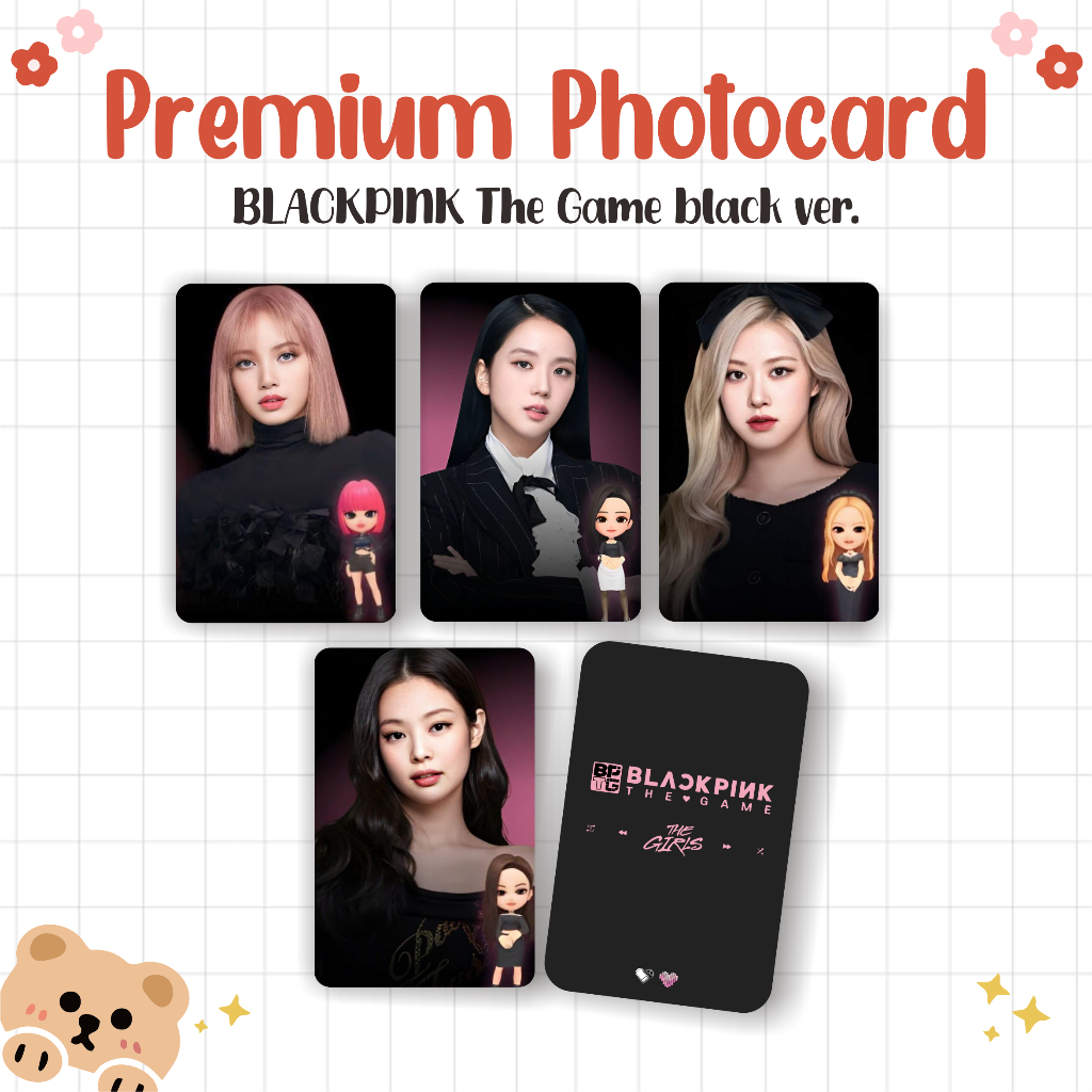 Photocard PC Premium BLACKPINK Jennie Jisoo